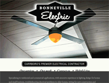 Tablet Screenshot of bonneville-electric.com